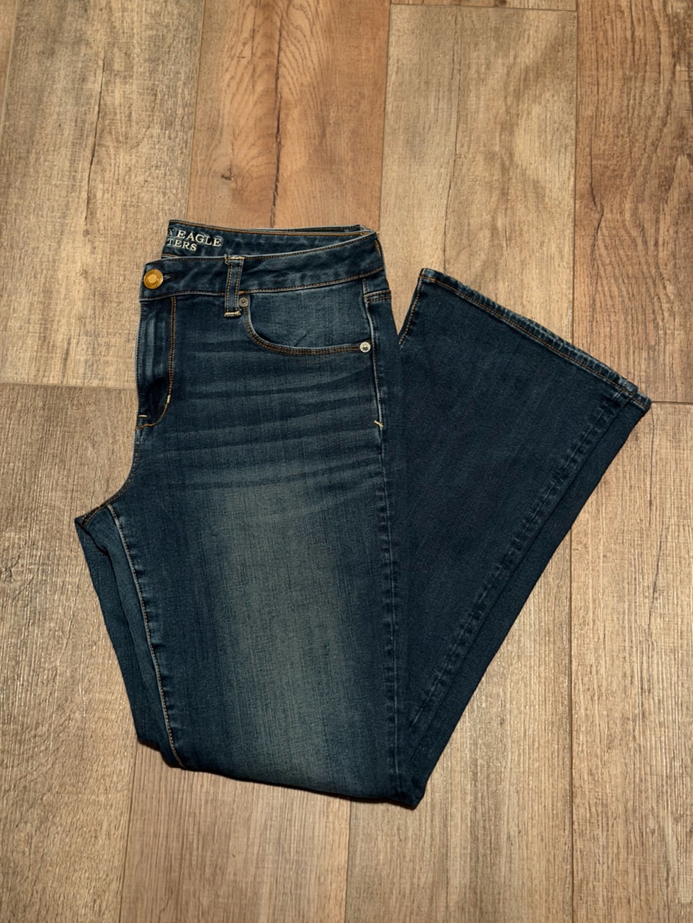 American Eagle skinny kick jeans 14 short